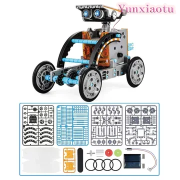 Stem Solar Robot Kit For Kids - 12-in-1 Solar Robot STEM Building Kit