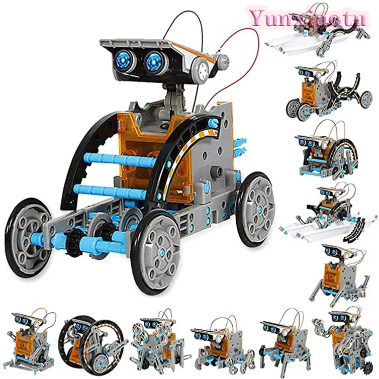 12-in-1 Solar Robot STEM Build - Stem Solar Robot Kit For Kids ulasan dan harga