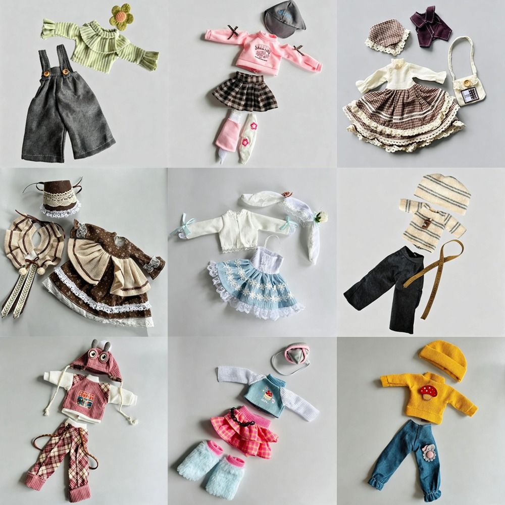 30cm Fit Doll Clothes Set Loli - Bjd Doll 1 6 Full Set With Clothes ulasan dan harga