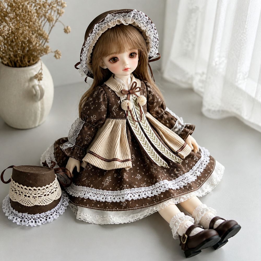 30cm Fit Doll Clothes Set Loli - Bjd Doll 1 6 Full Set With Clothes ulasan dan harga