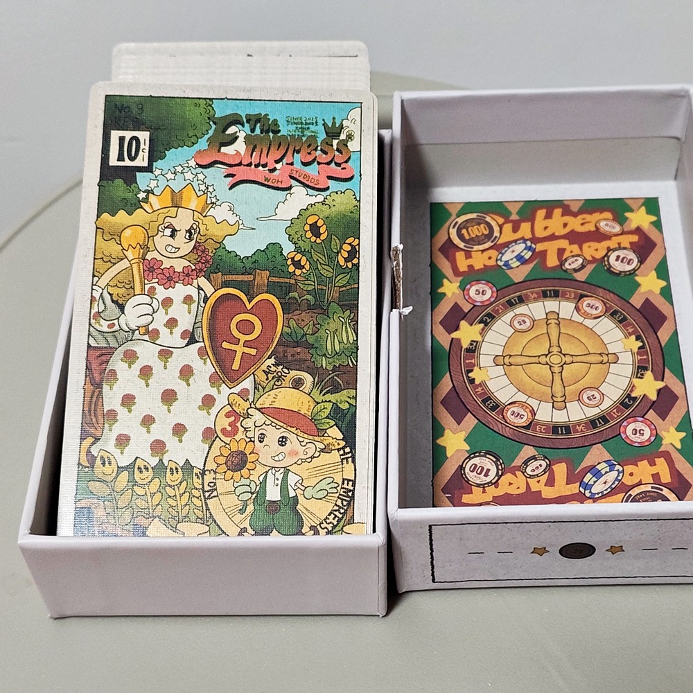 Vintage Rubber Hose Tarot Deck - Tarot Cards Deck With Guidebook ulasan dan harga