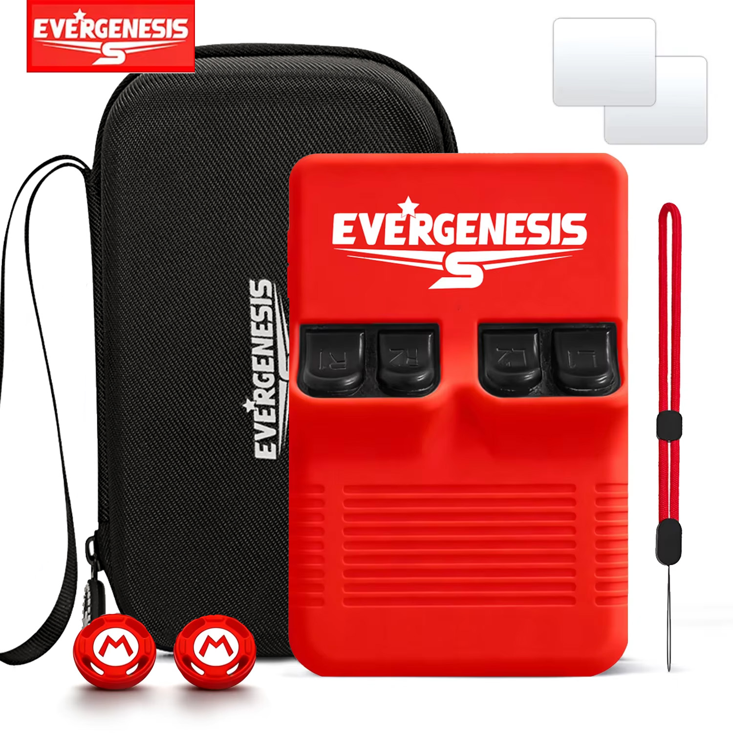 R36S Protective Case Set for R - Retro Handheld Game Console R36S ulasan dan harga