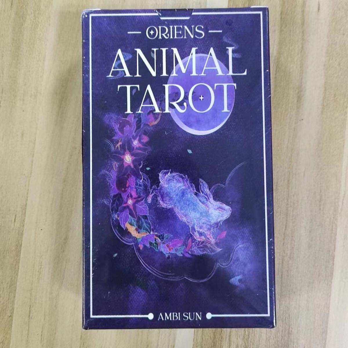12x7 Cm Oriens Animal Tarot 78 - Tarot Cards Deck With Guidebook ulasan dan harga