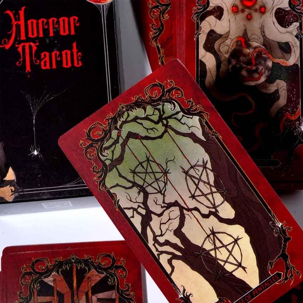 10.3*6cm Horror Tarot Deck Car - Tarot Cards Deck With Guidebook ulasan dan harga