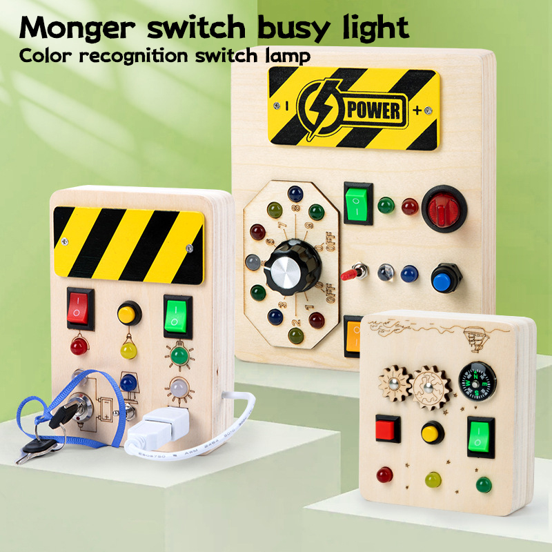 Montessori Busy Board Baby Sen - Montessori Wooden Busy Board Toddler ulasan dan harga