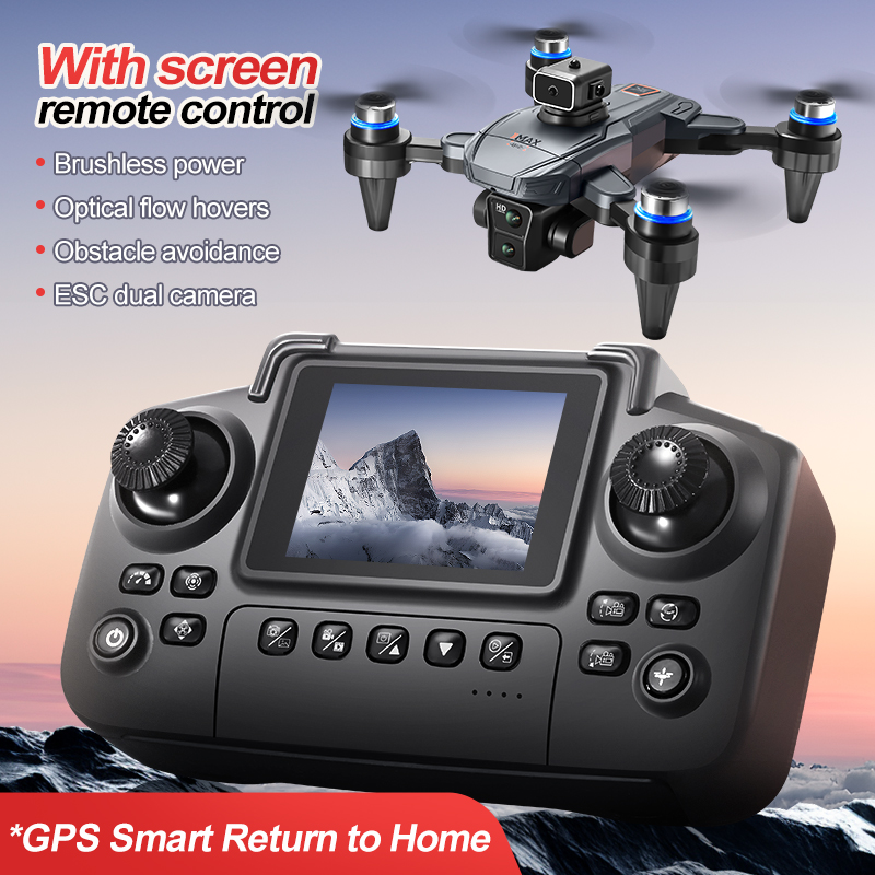 GPS RC Drone With Screen 4K Pr - Fpv Brushless Rc Drone 4K ulasan dan harga