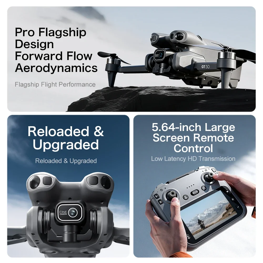 GT50 4K/6K/8K FPV Drone with D - Fpv Brushless Rc Drone 4K ulasan dan harga